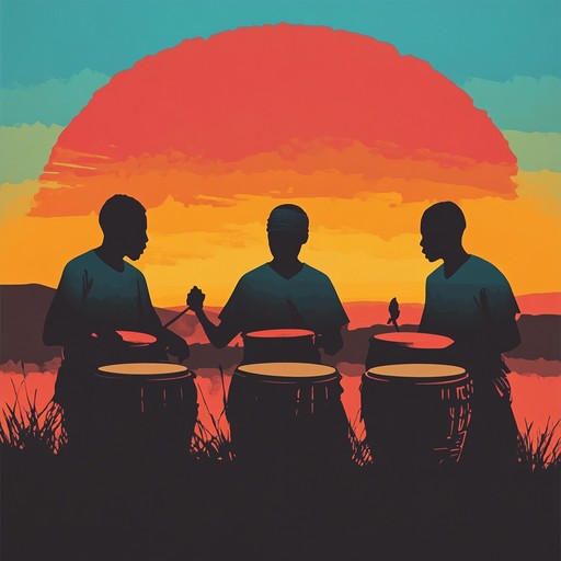 An energetic instrumental afrobeat song that combines traditional african percussion with modern funk elements, creating a vibrant and danceable rhythm that captures the spirit of africa