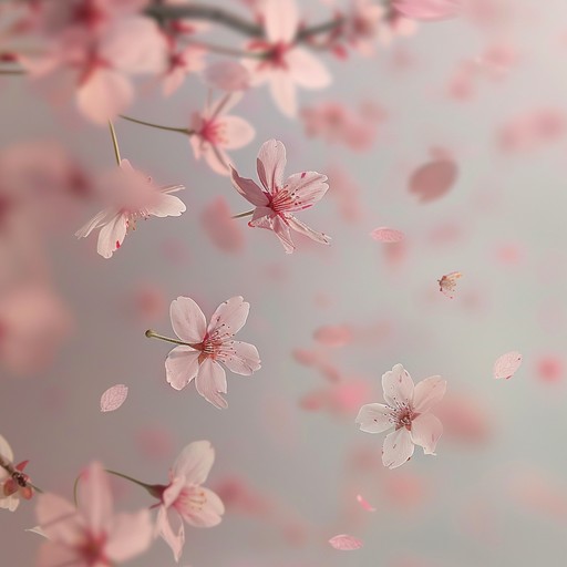 This piece embodies the picturesque scene of cherry blossoms gently descending in a serene japanese garden. The euphony uses light electronic beats and subtle xylophone taps to mimic the delicate touch of falling petals, complemented by atmospheric synths that evoke a sense of renewal and wonder, perfect as a calm yet uplifting backdrop.