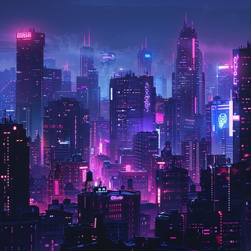 A fast paced instrumental track that captures the vibrant energy of a bustling city at night, combining synth melodies and dynamic rhythms to create an exhilarating sonic experience. Ideal for evoking the atmosphere of neon lit streets and urban excitement.