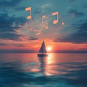 a tranquil symphonic rock piece evoking peaceful oceanic journeys