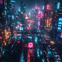 futuristic synths with strong basslines intertwined with hiphop beats