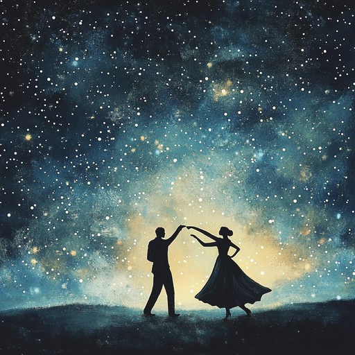 Journey through a cosmic dance track filled with dreamy synth beats and ethereal ambiance. Dancing under a galactic sky, this composition transports you to an otherworldly starlit dance floor.