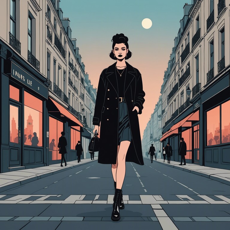 Delve deeper into the sophisticated side of punk with a track that uses the smooth, jazzy tones of the saxophone to add a layer of refinement to the otherwise raw, energetic punk base. The track is a musical representation of a midnight journey through paris, capturing the essence of both the city's punk roots and its famed elegance.