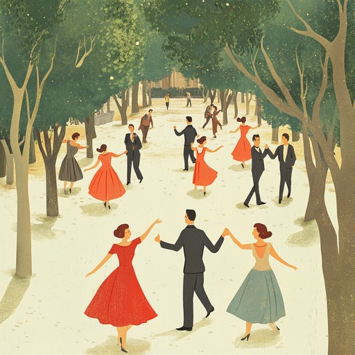 A cheerful and animated instrumental swing track that captures the feel of a sunny afternoon in a bustling city park. Infectious rhythms and vibrant melodies evoke a sense of joy and liveliness, getting listeners up and dancing. This piece brings a retro vibe, reminiscent of old swing band classics, making it timeless and delightful.