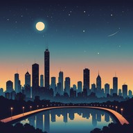 dreamy beats meld with nocturnal cityscapes