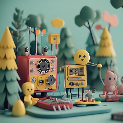 Journey through a heroic and whimsical electronic toy landscape, featuring playful toy like sounds and epic orchestral elements. This dynamic track blends lo fi toytronica with adventurous themes, creating an exciting and unique musical experience