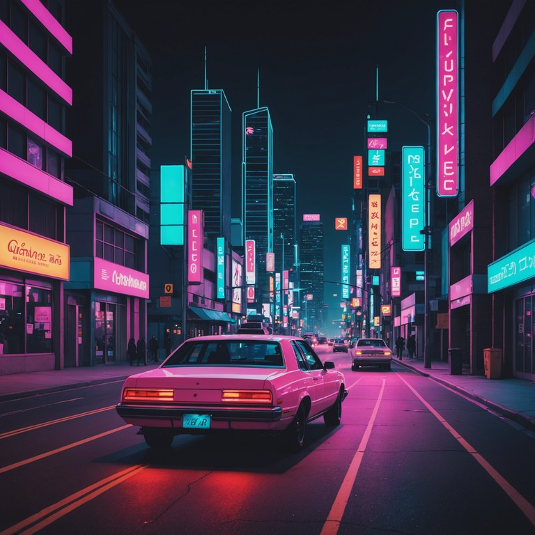 Imagine racing through a bustling cityscape at night, with skyscrapers whisking past as the intense, energetic music fuels your sense of adventure and urgency. This alternative version offers a deeper dive into the essence of night time city life with a tad more ferocity in its execution.