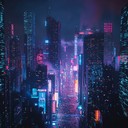 bright and vibrant synthwave track with catchy melodies.