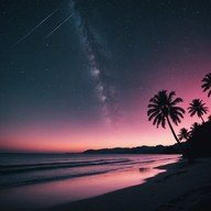 dreamy tunes on a starlit coast