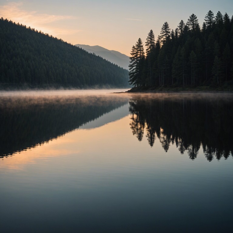 As dawn breaks, each tender note on the piano ripples like the calm waters of a still lake, evoking a sense of peace and simplicity that refreshes the soul.