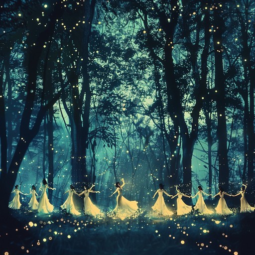 A dance pop track designed to transport listeners to an enchanted forest, blending ethereal melodies with vibrant dance rhythms. The song features lush synth layers, shimmering electronic textures, and rhythmic beats that create a mystical yet energetic atmosphere. The track progresses with a driving beat and enchanting harmonies, evoking a sense of wonder and movement in a magical, otherworldly setting.