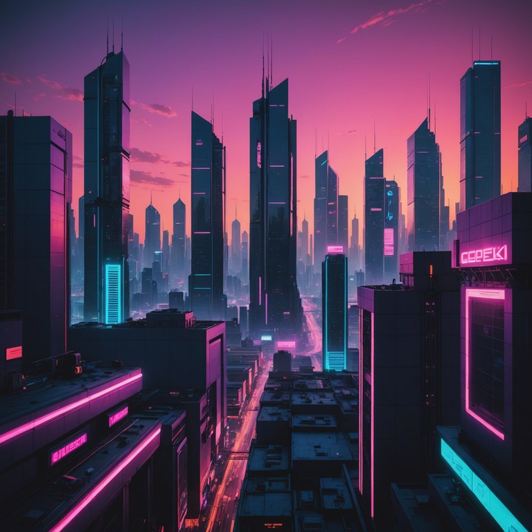 Imagine a sound that blends the warmth of emotional melodies with the futuristic, neon lit backdrop of a cyberpunk city. As the track unfolds, soft electronic tones communicate hope and reflect the human spirit thriving amidst a high tech urban dystopia. This piece conveys the nostalgia and warmth found in the hidden corners of a bustling, digital metropolis.