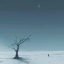 a haunting instrumental journey through a desolate, icy landscape