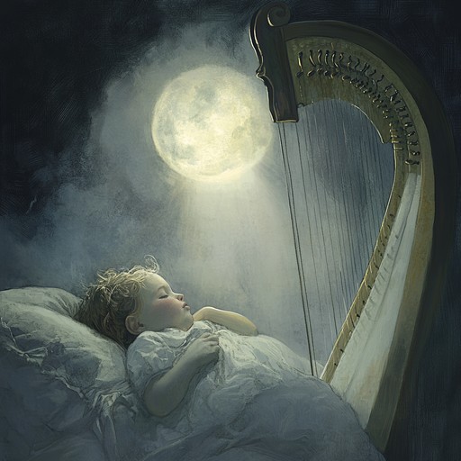 A gentle instrumental piece featuring harp to celebrate a newborn's arrival, providing soothing melodies to ease the baby into restful sleep.