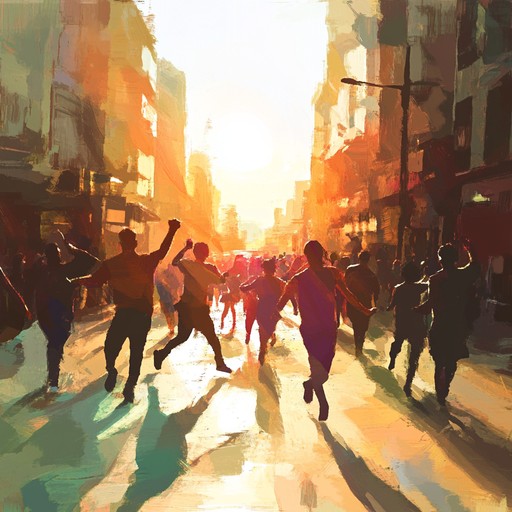 A cheerful instrumental piece blending upbeat rhythms and melodic lines to create a heartwarming and refreshing sound, perfect for a sunny afternoon stroll or a joyful gathering.