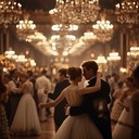 elegant dance under starry skies, captivating.