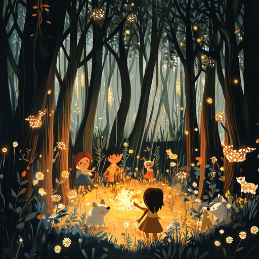 An ethereal tune with soft edges, ideal for children's playtime or bedtime stories. It conjures images of an enchanted forest, creating a soothing and peaceful backdrop that enhances young imaginations.