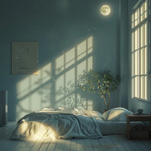 Experience the serene magic of celestial, dreamy bedroom pop with soft melodies. Ethereal synth pads and gentle guitar rhythms set a tranquil backdrop for a night of thoughtful reflection. This enchanting blend of sounds takes you to a world where the boundaries of dream and reality blur, making it perfect for moments of introspective calm.