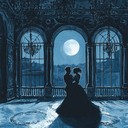 soft waltz ignites romance beneath shimmering moonlight