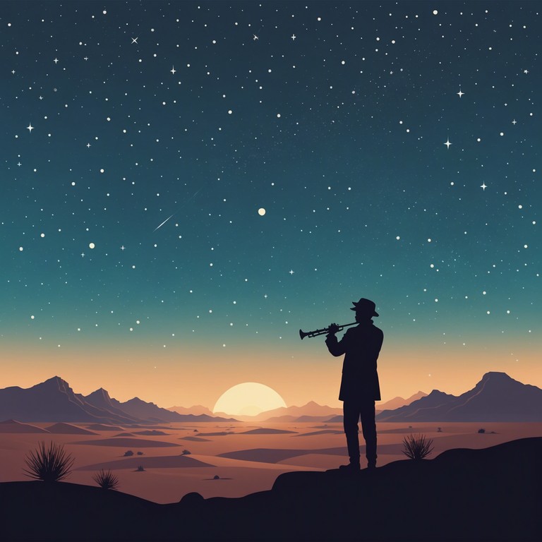 A gentle and introspective flute melody that delicately captures the essence and spirit of the sahara, providing listeners a peaceful respite from the chaos of modern life. Crafted to reflect the stillness and beauty of a desert at sunset.