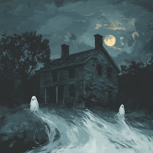 An unnerving ambient track that captures the essence of ghost whispering spirits moving through dark, haunted surroundings. Subtle drones slowly invade the senses while spectral melodies unfold, creating an eerie and unsettling atmosphere perfect for setting a suspenseful mood