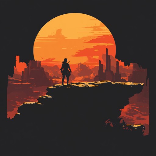 This track weaves the soundscapes of forgotten civilizations using ethereal melodies and atmospheric pressure, conjuring a sense of ancient mysteries and profound depth. Skin wrapped drums lend a heart thumping, primal pulse that resonates with the era of stone age wonders, heightened by the eerie tones of bone flutes echoing through time.