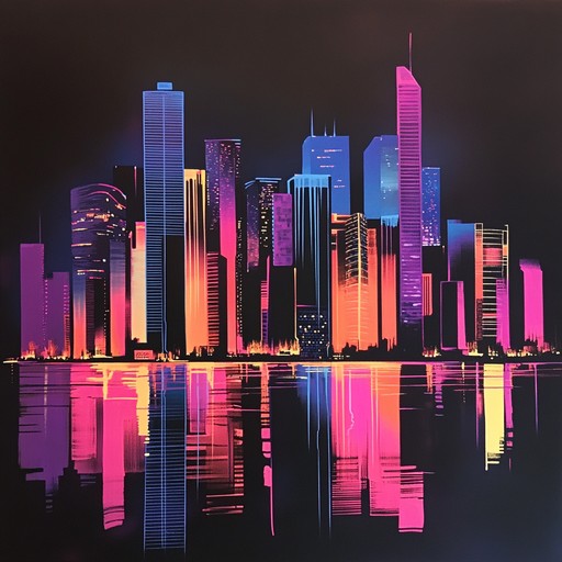 Pulsating rhythms and sparkling synth lines, mirroring the vibrant essence of city night life. It's a sonic journey through urban landscapes, full of energy and glamour.
