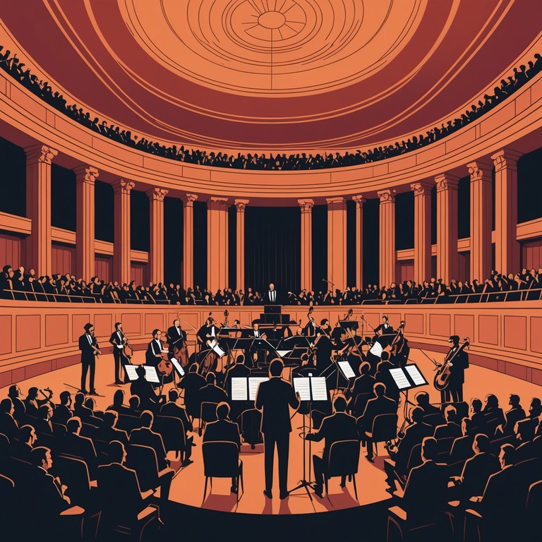 A powerful and emotional journey through sounds that blend epic orchestral sweeps with unexpected groovy beats. The composition starts with a lush string section that builds into a dramatic crescendo, intersecting with funky bass lines and rhythmic percussions that add a contemporary feel to the traditional grandeur of orchestral music.