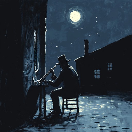 A dreary klezmer piece that sets the tone for sorrowful, contemplative nights. The haunting sound of the clarinet is paired with a slow, mournful rhythm that resonates deeply, creating an atmosphere reminiscent of old jewish tales of loss and remembrance. Perfect for evoking a sense of melancholic nostalgia.