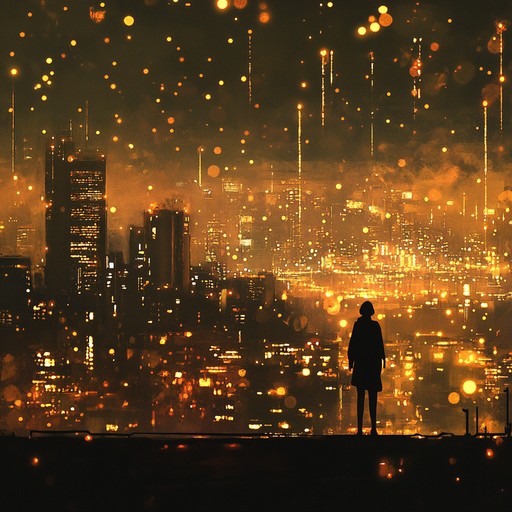 An instrumental track that intertwines contemporary sounds with deep emotional layers, reflecting on the unspoken connections and hidden romances in the hustle of modern life. The piece uses ethereal synthesizer tones to evoke a sense of longing and intimate reflection.