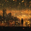 a modern instrumental capturing the essence of secret love stories.