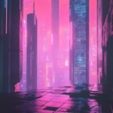 deep nostalgic undertones mixed with futuristic cyberpunk elements.