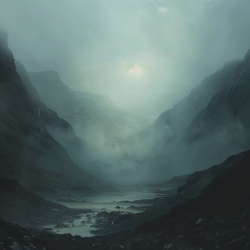 Imagine wandering through a misty dark valley, where every sound carries an otherworldly echo. This soft rock piece combines gentle guitar and ambient synths, creating a sonic landscape that's as calming as it is unsettling.