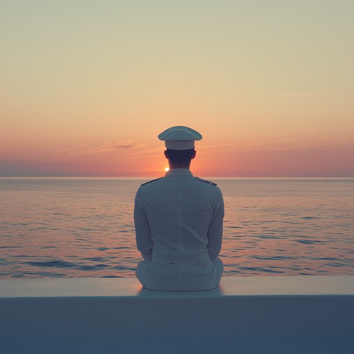 An immersive instrumental weaving russia's naval history with serene dreamlike soundscapes, blending traditional maritime tunes with modern ethereal elements. This composition takes the listener on a peaceful voyage across the vast, quiet seas, evoking images of serene sunsets over calm waters.