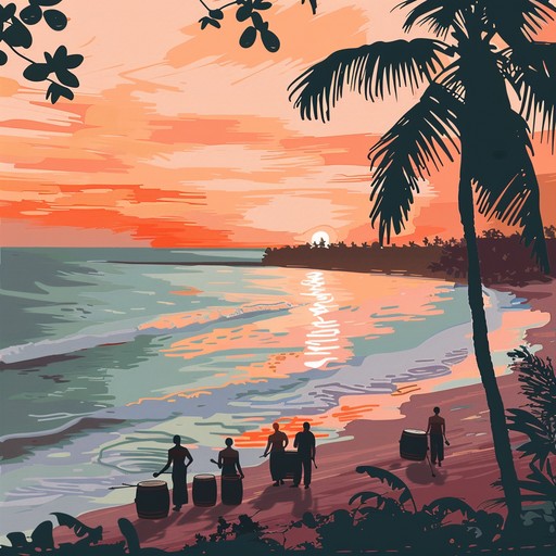 Experience a laid back evening on a caribbean beach with this instrumental calypso track, featuring gentle steel drum melodies, rhythmic maracas, and a calm conga beat, perfect for unwinding as you watch the sunset over the ocean.