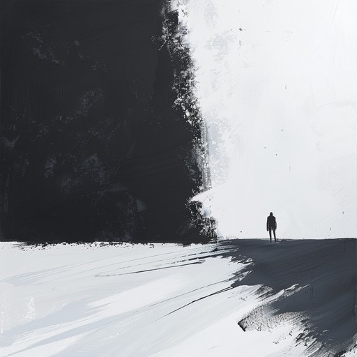 This instrumental track encapsulates the stark beauty and isolation of a frozen wilderness, using minimalist arrangements to create a sense of vastness and detachment. The echoed pings of a singular piano note mimic the lonely drip of icicles melting in an otherwise silent world, creating an atmospheric chill that envelops the listener.