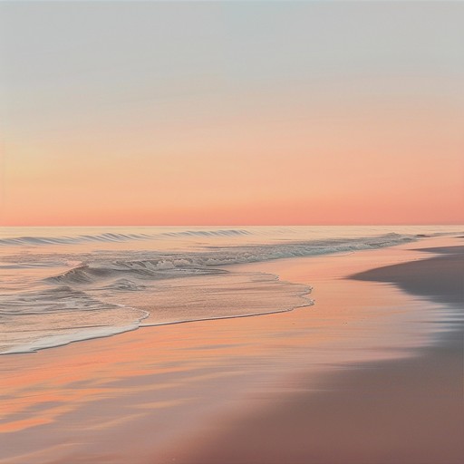 Imagine lying on the sandy beach, watching the sun slowly dip below the horizon, painting the sky with brilliant hues of orange, pink, and purple. Waves gently lap at the shore, providing a soothing, repetitive backdrop for relaxation and contemplation. Perfect for unwinding after a long day, this track exudes warmth and tranquility.