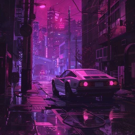 Immerse yourself in the seductive allure of the 80s with velvety synths, pulsating basslines, and a slow, enchanting tempo, evoking a late night urban scene bathed in neon lights