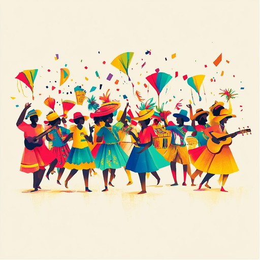 A celebratory composition featuring lively brass and percussion, designed to evoke the vibrant atmosphere of a triumphant carnival parade. The infectious melodies and driving rhythms will transport listeners to a world of festive excitement and joy.