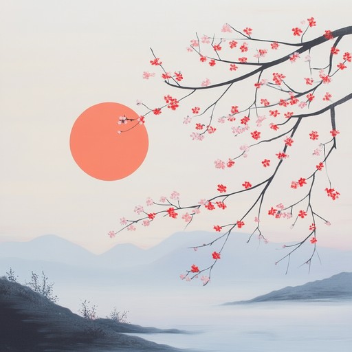 This instrumental composition flows like a serene evening under blooming cherry blossoms. Soft acoustic guitar and airy synths create a peaceful ambience, allowing for deep contemplation and inner peace.