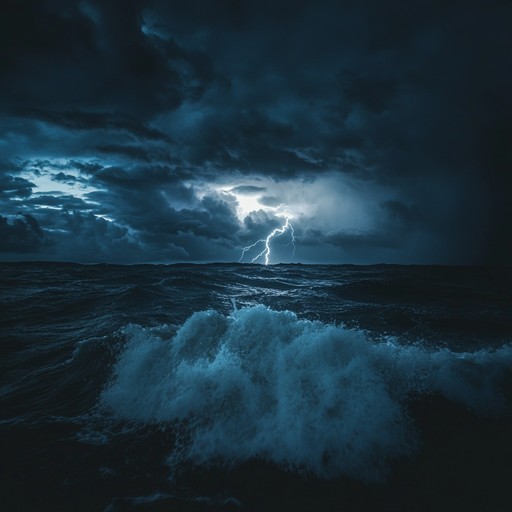 An intense instrumental capriccio that blends rapid, furious violin sections with pounding piano and brass blasts, evoking the chaotic energy and raw emotions of a storm's climax.