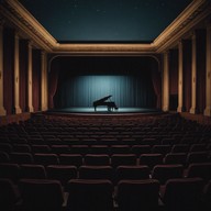 subtle piano, shadows dancing alone