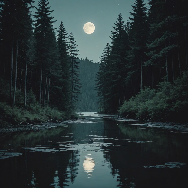 A gentle, reflective piano composition that evokes a tranquil moonlit river. Mellow and expansive melodies weave through the quiet ambiance, suggesting peace and introspective moments as moonlight dances on water.