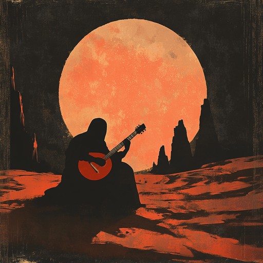 A captivating instrumental tango that fuses traditional argentine rhythms with the haunting melodies of the oud, transporting listeners to a mysterious desert landscape filled with passion and intrigue.