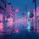 a gentle synthwave track reflecting on tender nocturnal memories