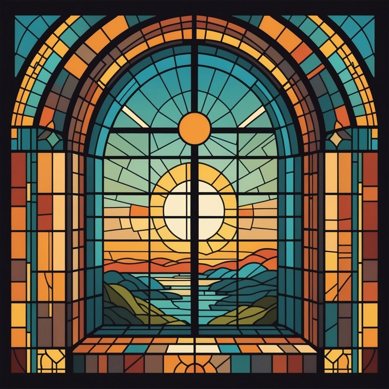 Imagine a serene soundscape where soft gospel harmonies meld with hypnotic rhythms, crafting a spiritual escape that stirs the soul. This instrumental piece uses repeated motifs and subtle shifts to draw listeners into a contemplative state, allowing for a spiritual awakening through music.