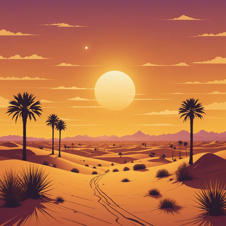 Combining the soulful rhythms of blues rock with exotic, vibrant scales and instruments from the middle east, this track fuses cultural sounds to create a deeply immersive and unique musical experience. The result is both traditional and refreshingly new, like a mirage in the desert brought to life through music.