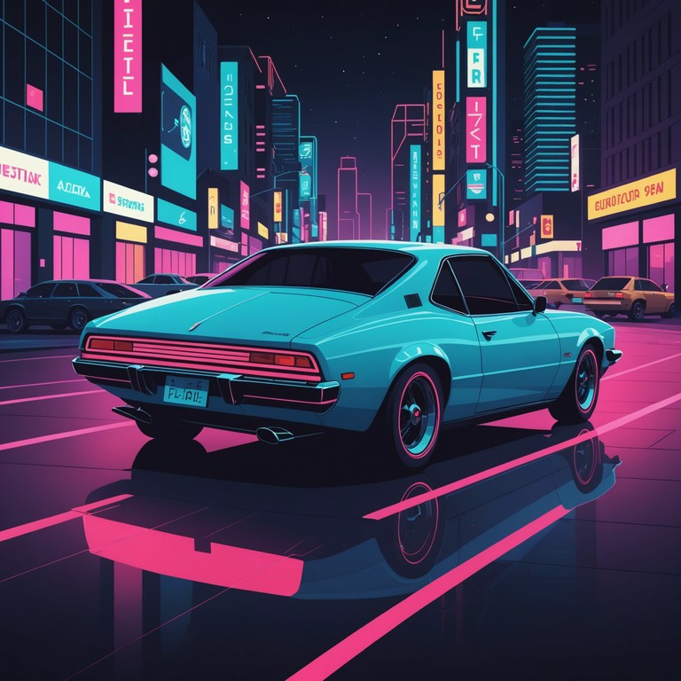 This track embodies the essence of a dreamlike journey back to the 80s, where vibrant synth melodies blend with energetic beats to evoke a sense of nostalgia and excitement. Perfect for a night drive through neon lit streets, the composition uses classic synth sounds to create an uplifting and immersive auditory experience.