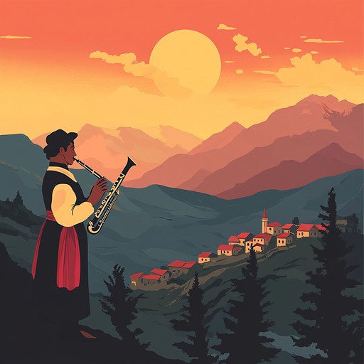 A powerful instrumental track that captures the grandeur of the balkans, combining traditional chalga melodies with contemporary dance rhythms. Rich folkloric instruments intertwine with energetic beats to create an uplifting and majestic soundscape.