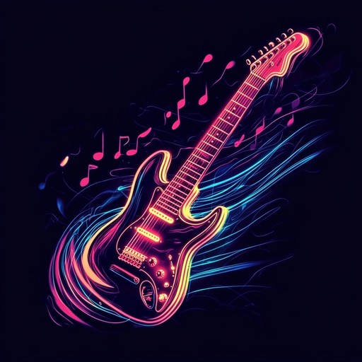 An instrumental track combining funky bass lines and bluesy rock guitar solos, offering an energetic and lively experience reminiscent of an electric jam session at midnight